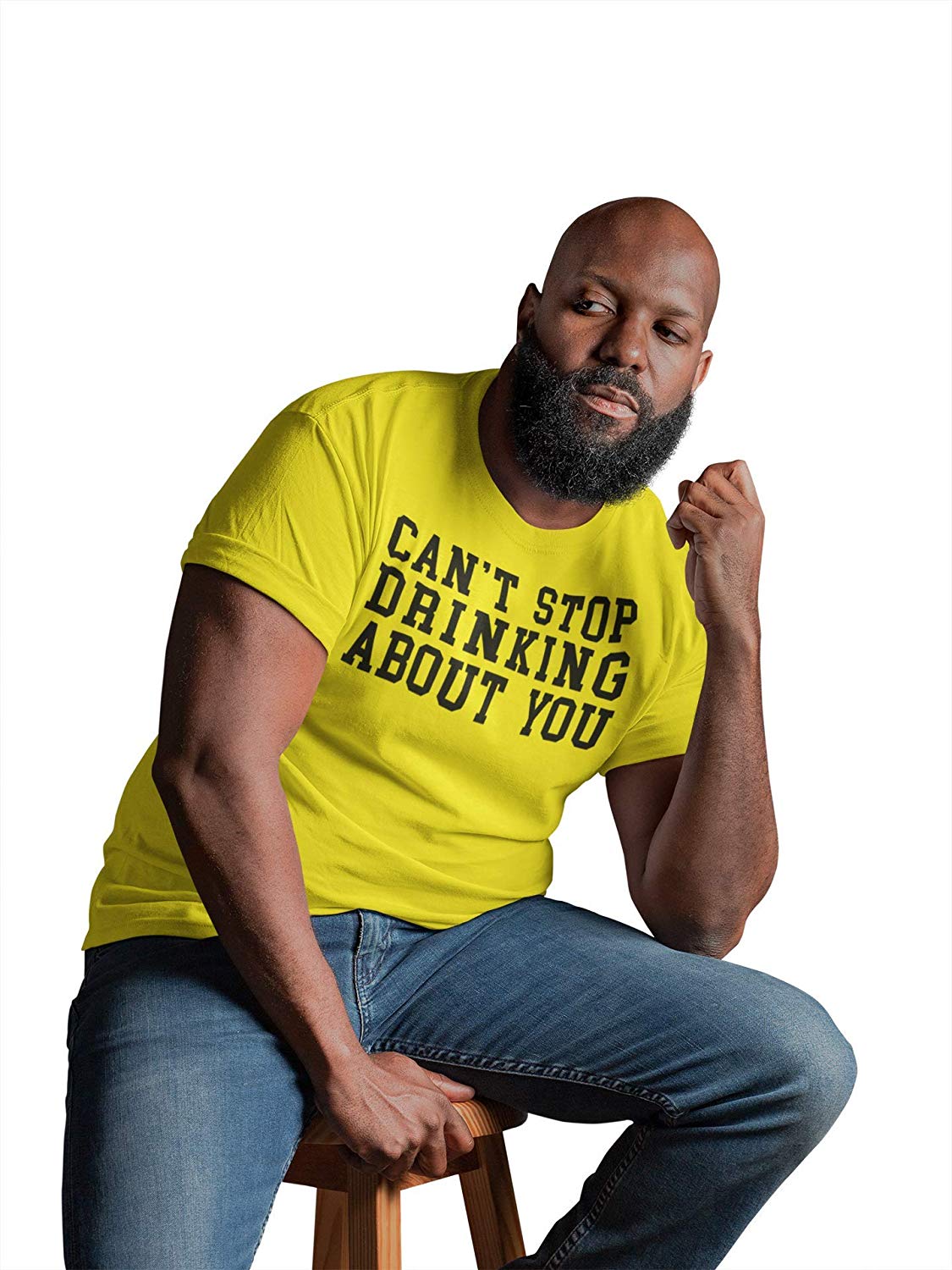 Cant Stop Drinking T Shirt Yellow Cant Stop Drinking T-Shirt Yellow