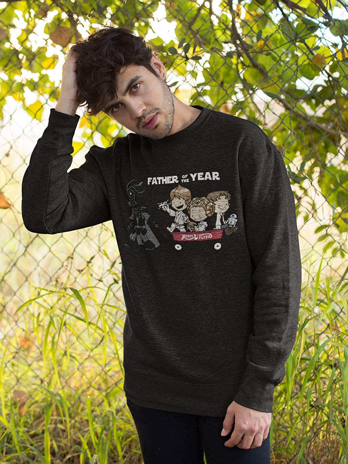 Father of The Year Darth Vadar Jumper Black A Father of The Year Darth Vadar Jumper Black A