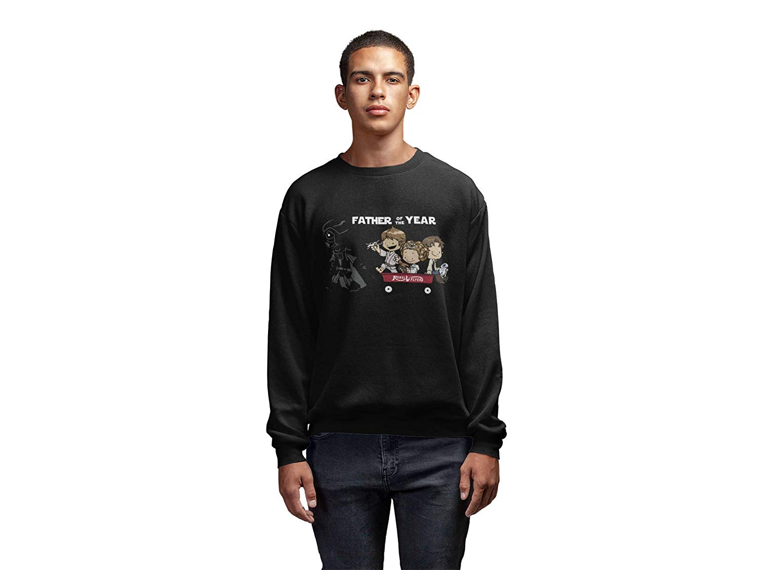 Father of The Year Darth Vadar Jumper Black Father of The Year Darth Vadar Jumper Black