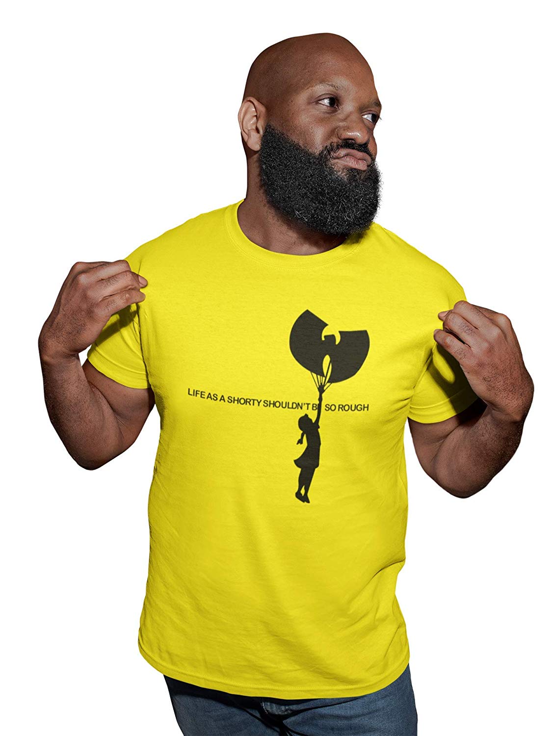 Life As A Shorty Wu Tang T Shirt Yellow Life As A Shorty Wu Tang