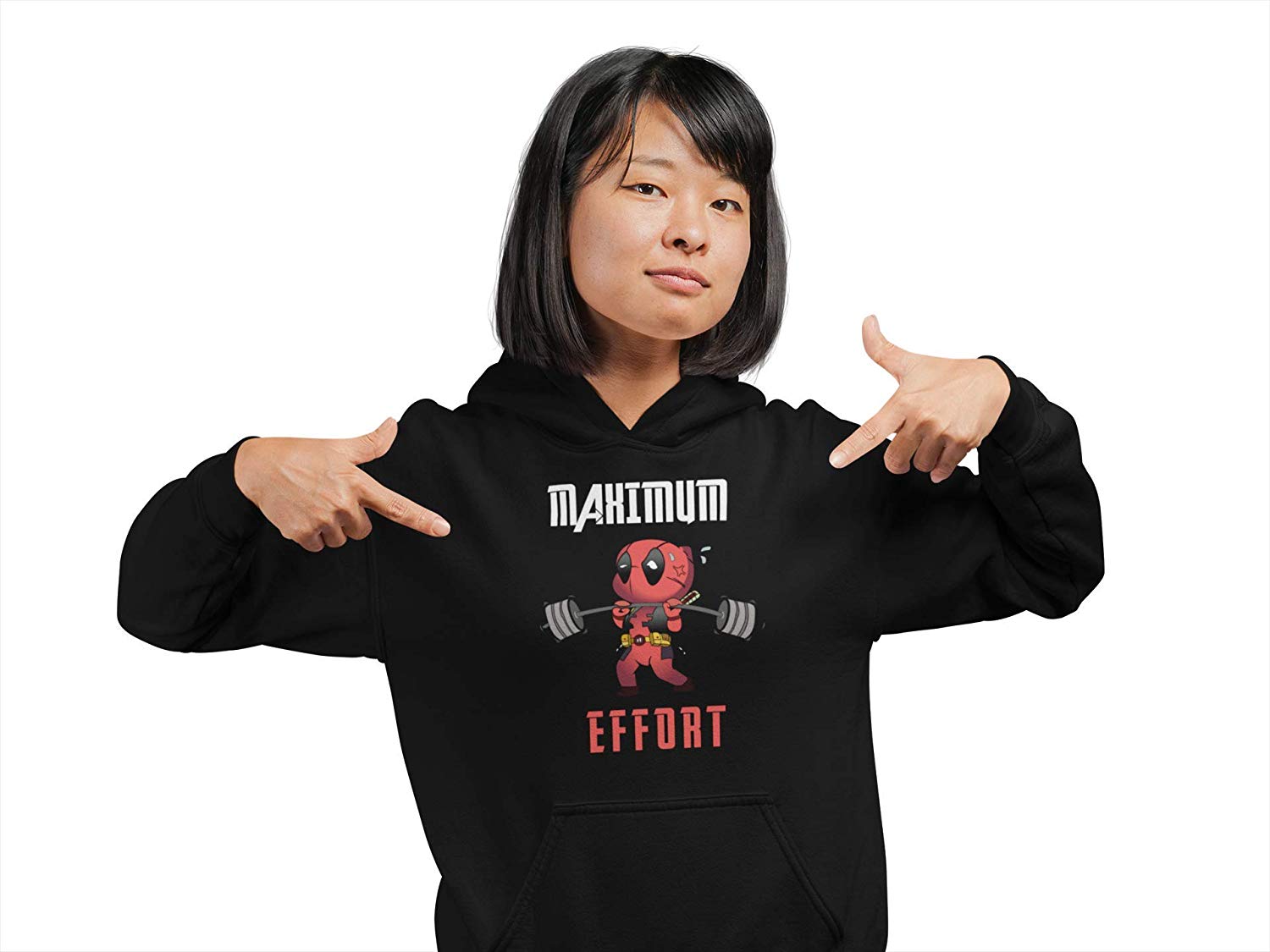 Maximum Effort Deadpool Hoodie Black Maximum Effort Deadpool Hoodie Black