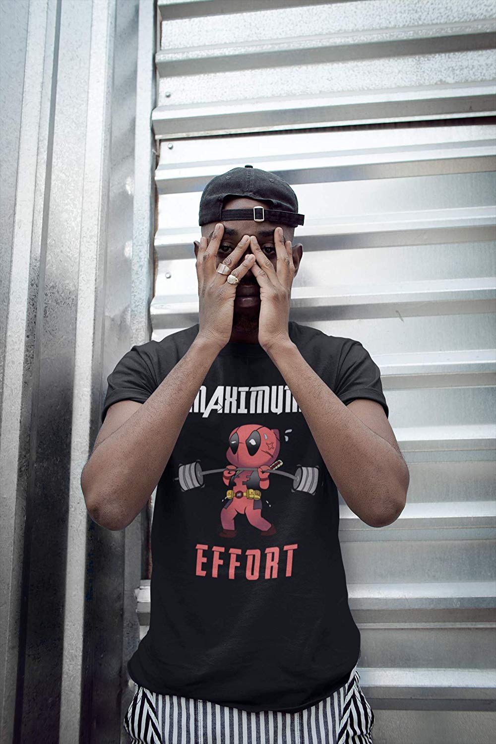 Maximum Effort Deadpool T Shirt Black A Maximum Effort Deadpool T-Shirt Black A