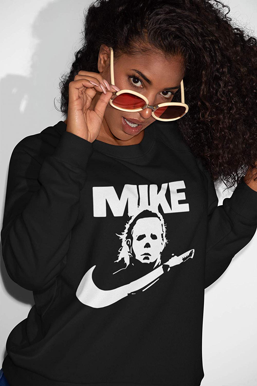 Mike Horror Halloween Jumper Black C