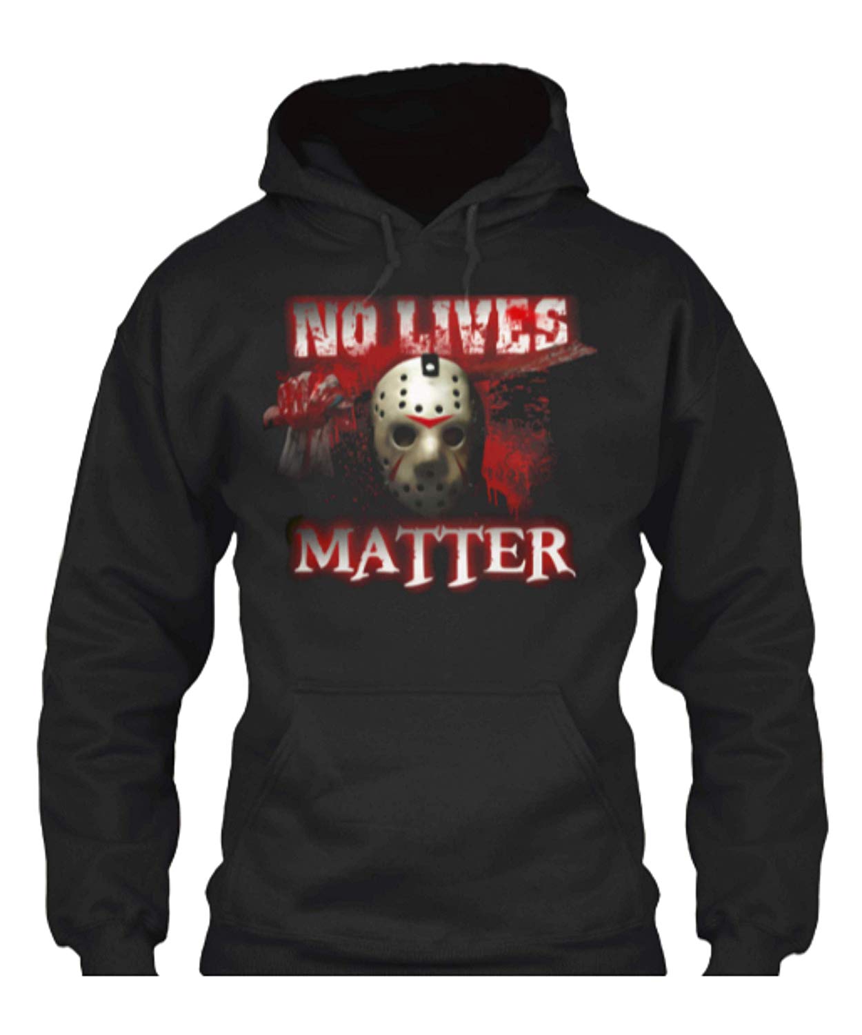 No Lives Matter Jason Hoodie Black No Lives Matter Jason Hoodie Black