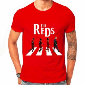 The Reds Abbey Road T-Shirt red