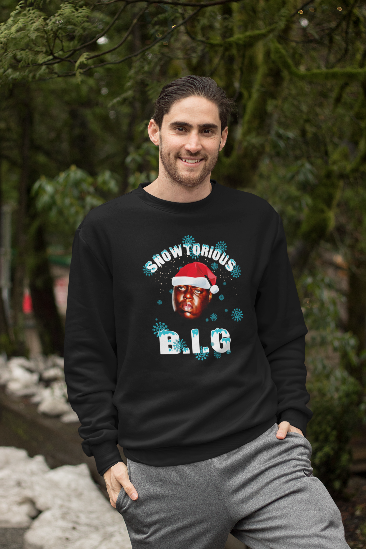 Snowtorious BIG Christmas Sweatshirt Snowtorious BIG Christmas Sweater