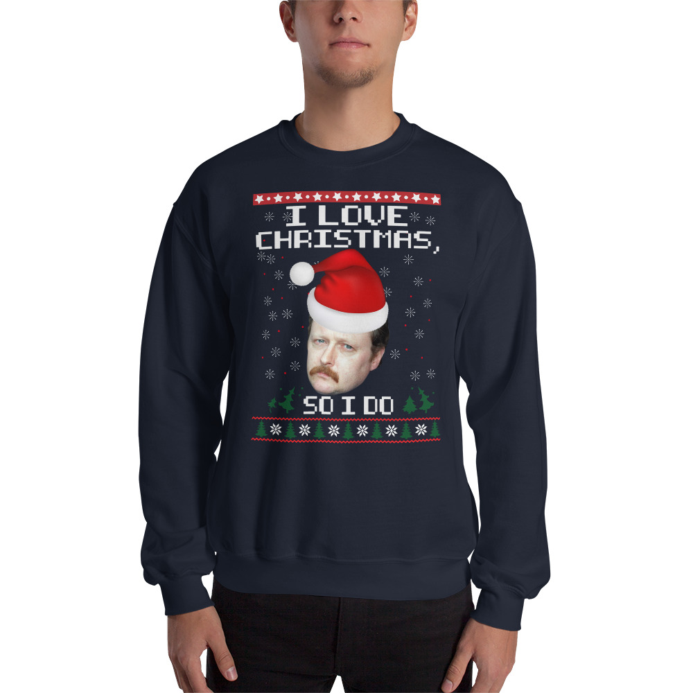 mockup 5067cb42 Jim Mcdonald Christmas Jumper Blue