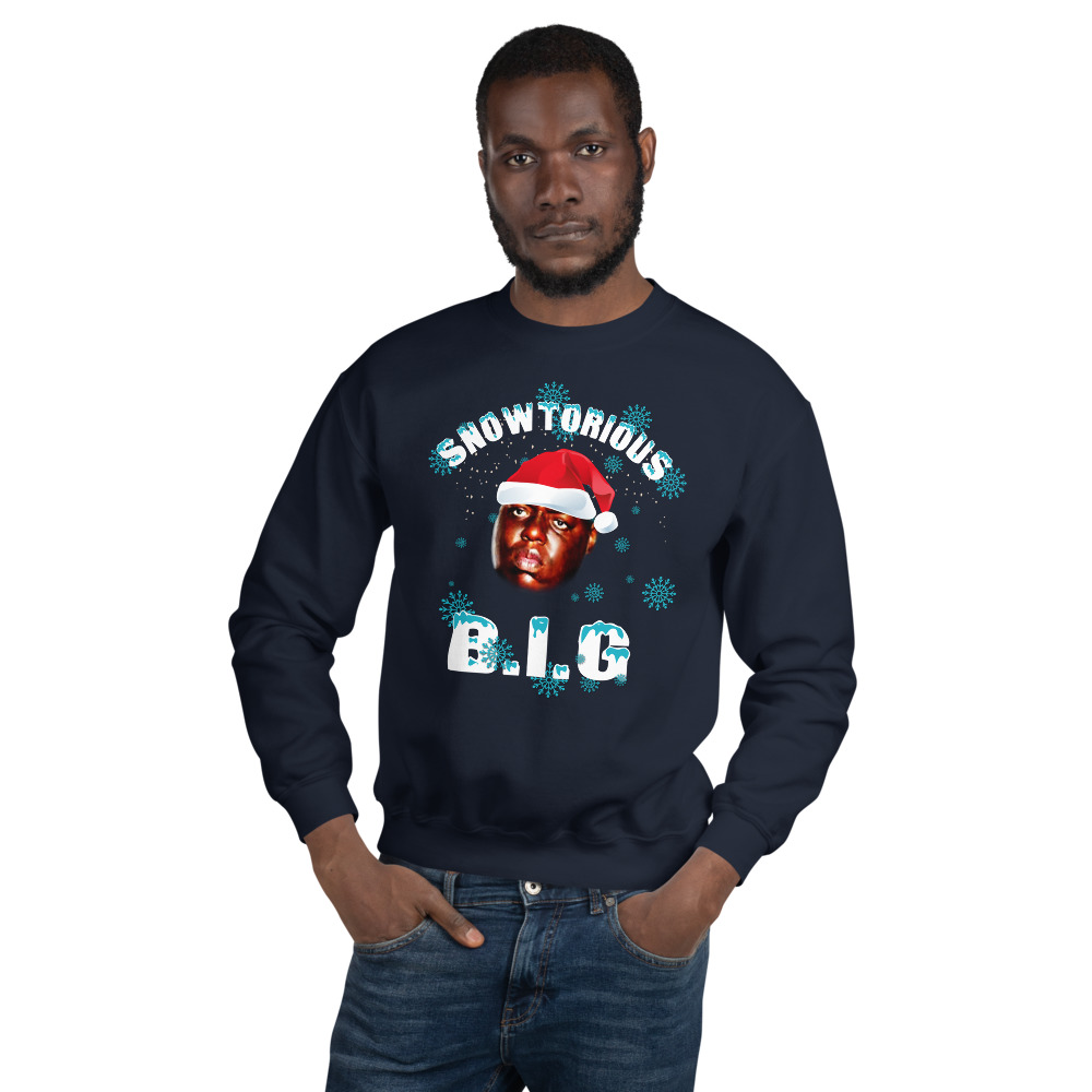 mockup 6419c823 Snowtorious BIG Christmas Sweater