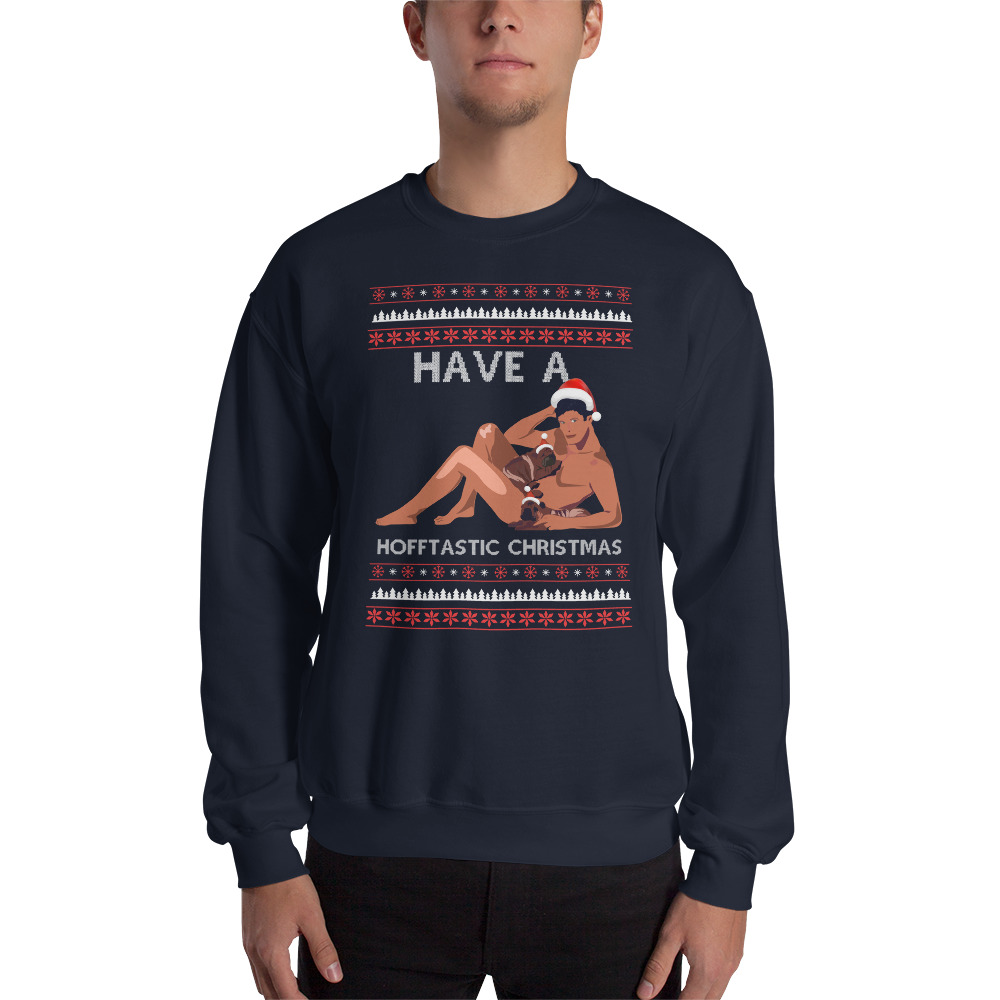 mockup a50d9b73 Hofftastic Funny Christmas Sweater