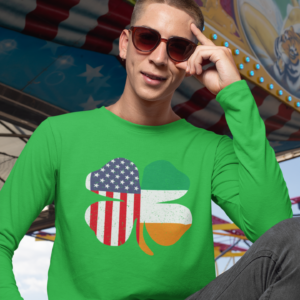 Irish American St Patricks Day Long Sleave Sweatshirt