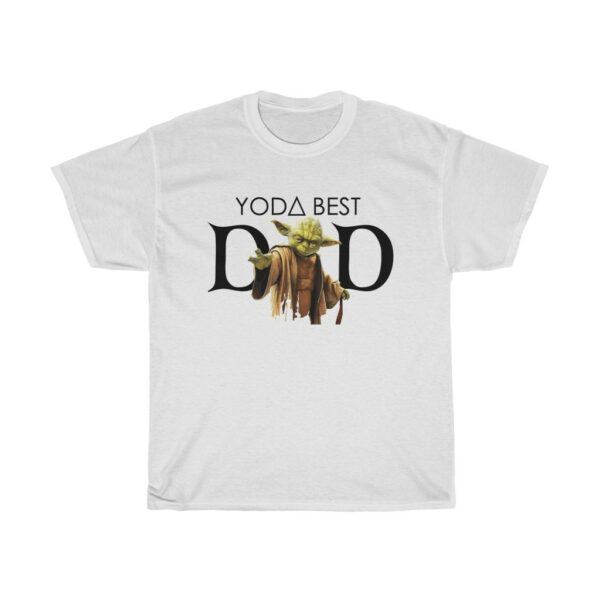 Yoda Best Dad Father's Day tshirt - white