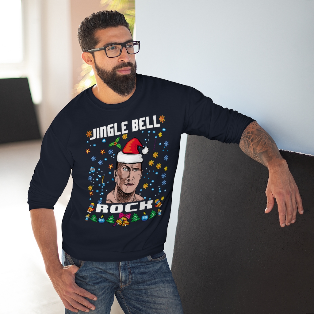 63731 13 JINGLE BELL ROCK Unisex Crew Neck Sweatshirt men