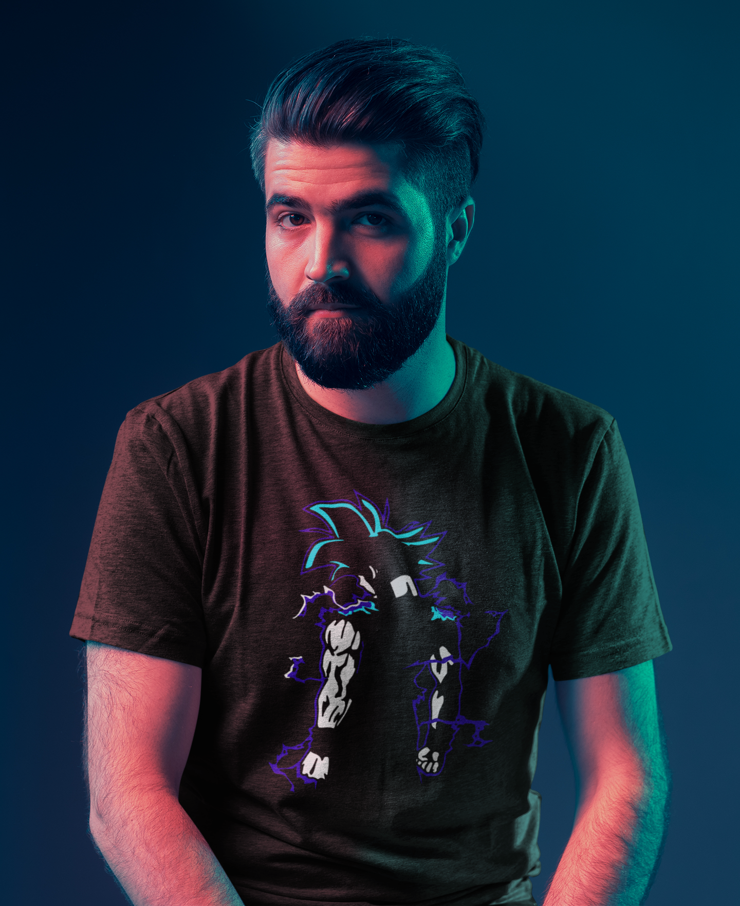 Goku Electric Anime T Shirt