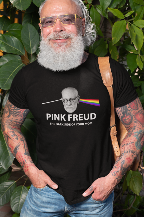 Pink Freud Funny T Shirt