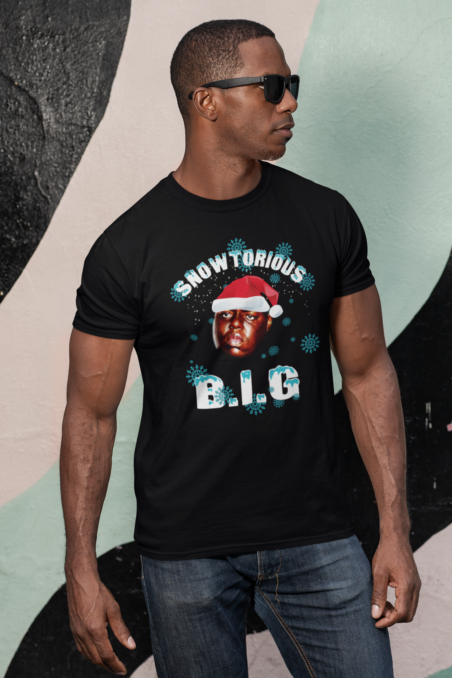 Snowtorious BIG T Shirt Biggie Hip Hop Snowtorious BIG Biggie Christmas
