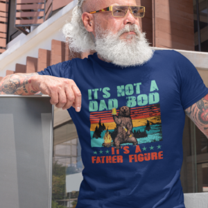It's Not A Dad Bod T shirt Navy