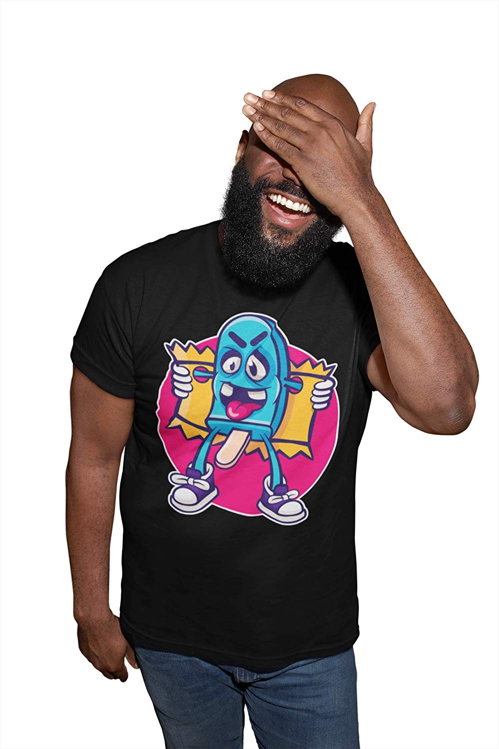 Ice Cream Flasher T-Shirt black