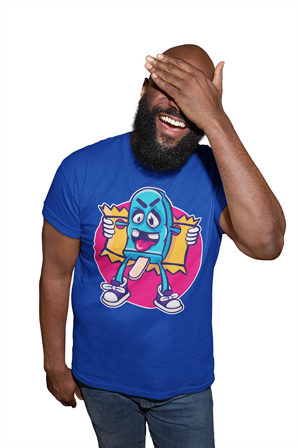 Ice Cream Flasher T-Shirt blue