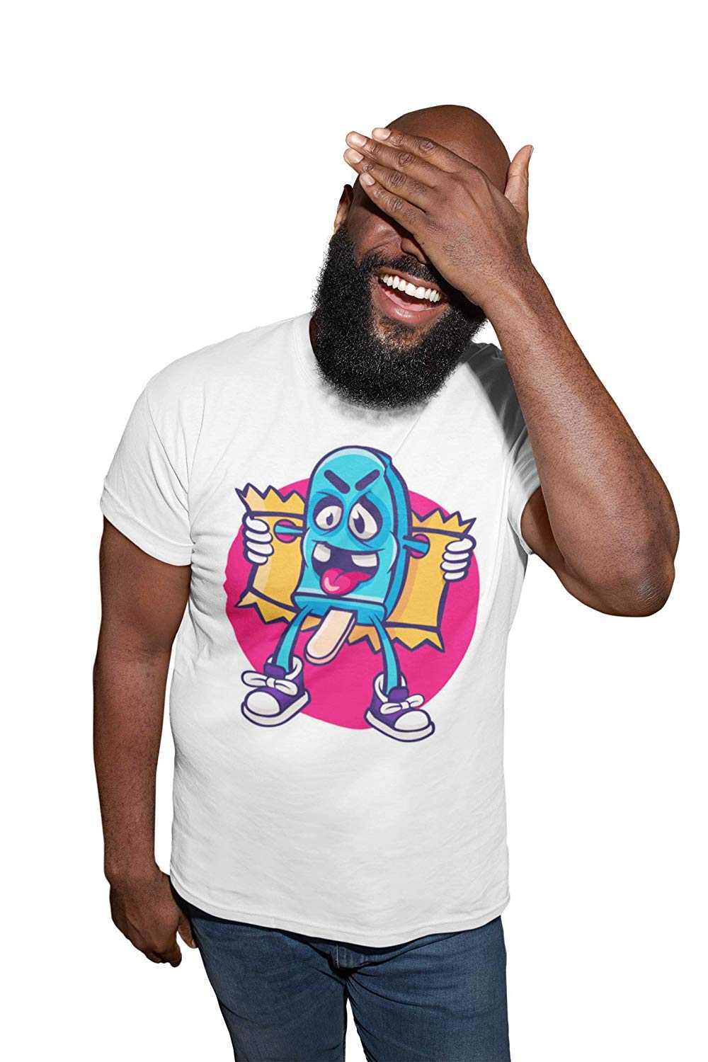 Ice Cream Flasher T-Shirt white