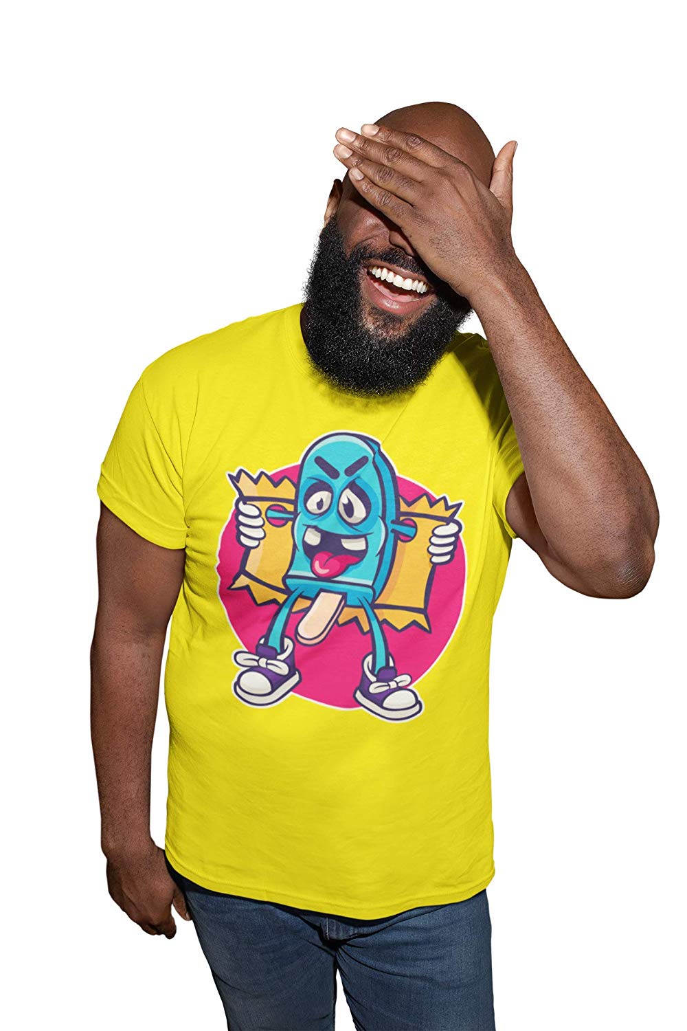 Ice Cream Flasher T-Shirt yellow