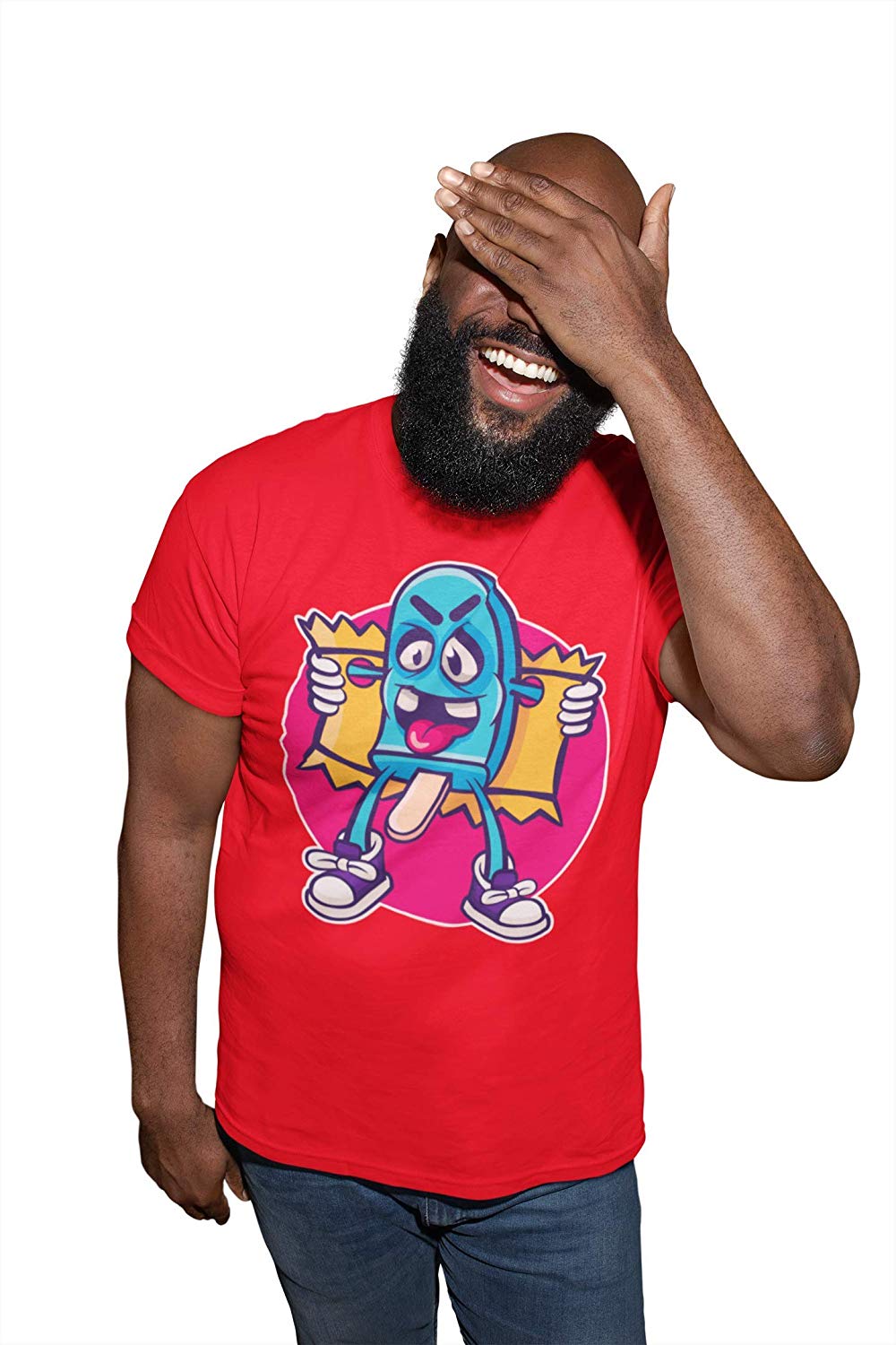 Ice Cream Flasher T-Shirt red