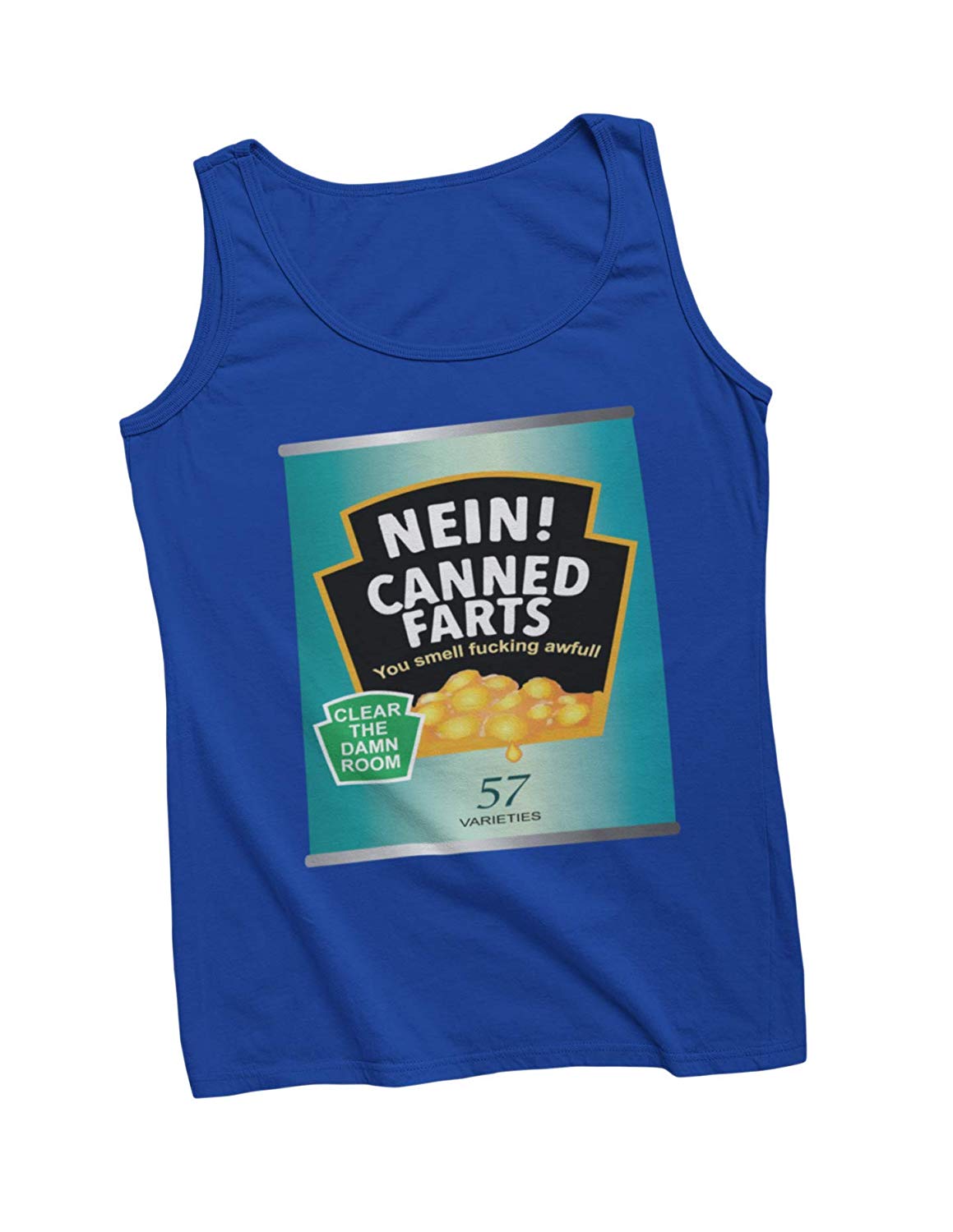 BingoCity Nein Canned Farts Novelty Funny Tshirt Tanktop B07RB9CD9X 3 Nein Canned Farts Vest blue