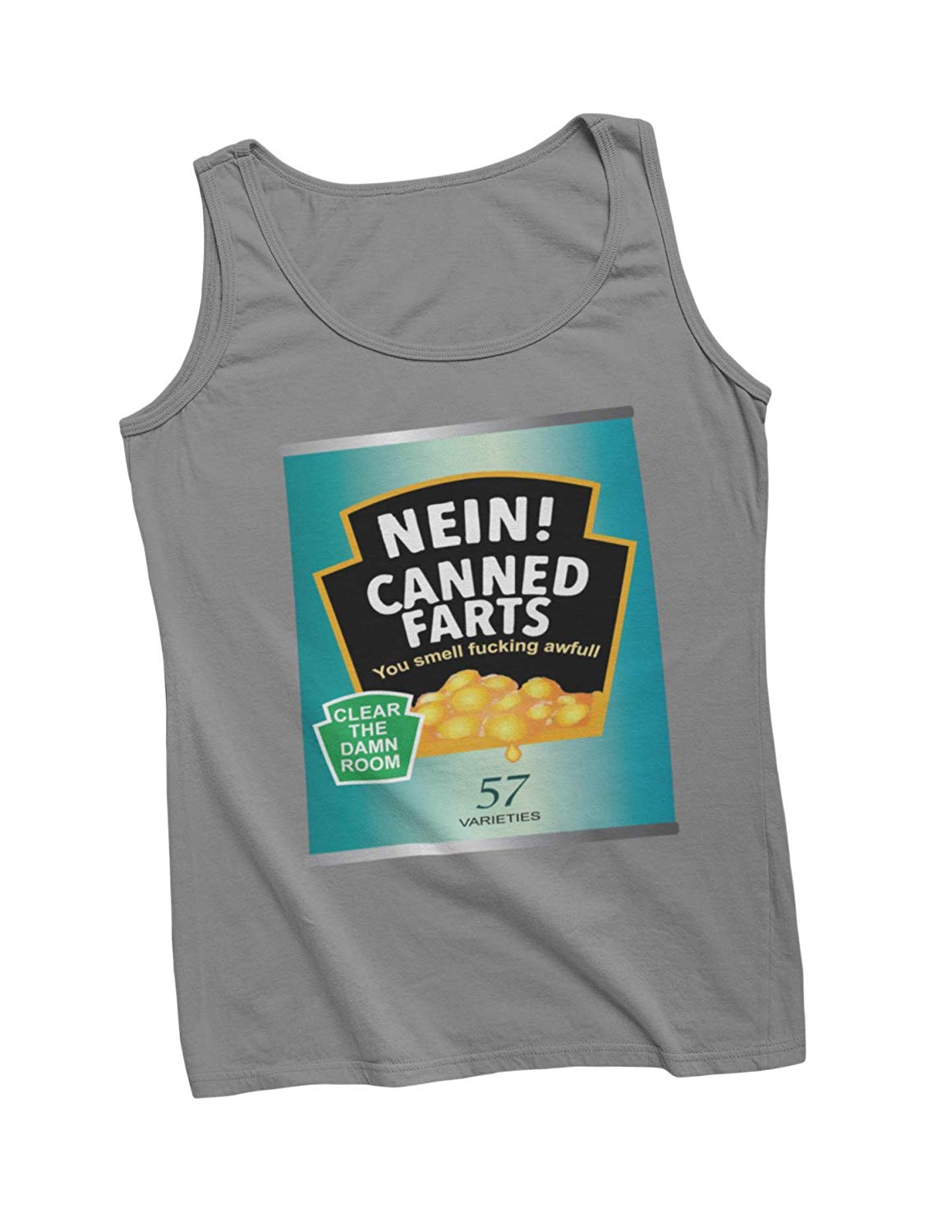 BingoCity Nein Canned Farts Novelty Funny Tshirt Tanktop B07RB9CD9X 4 Nein Canned Farts Vest grey