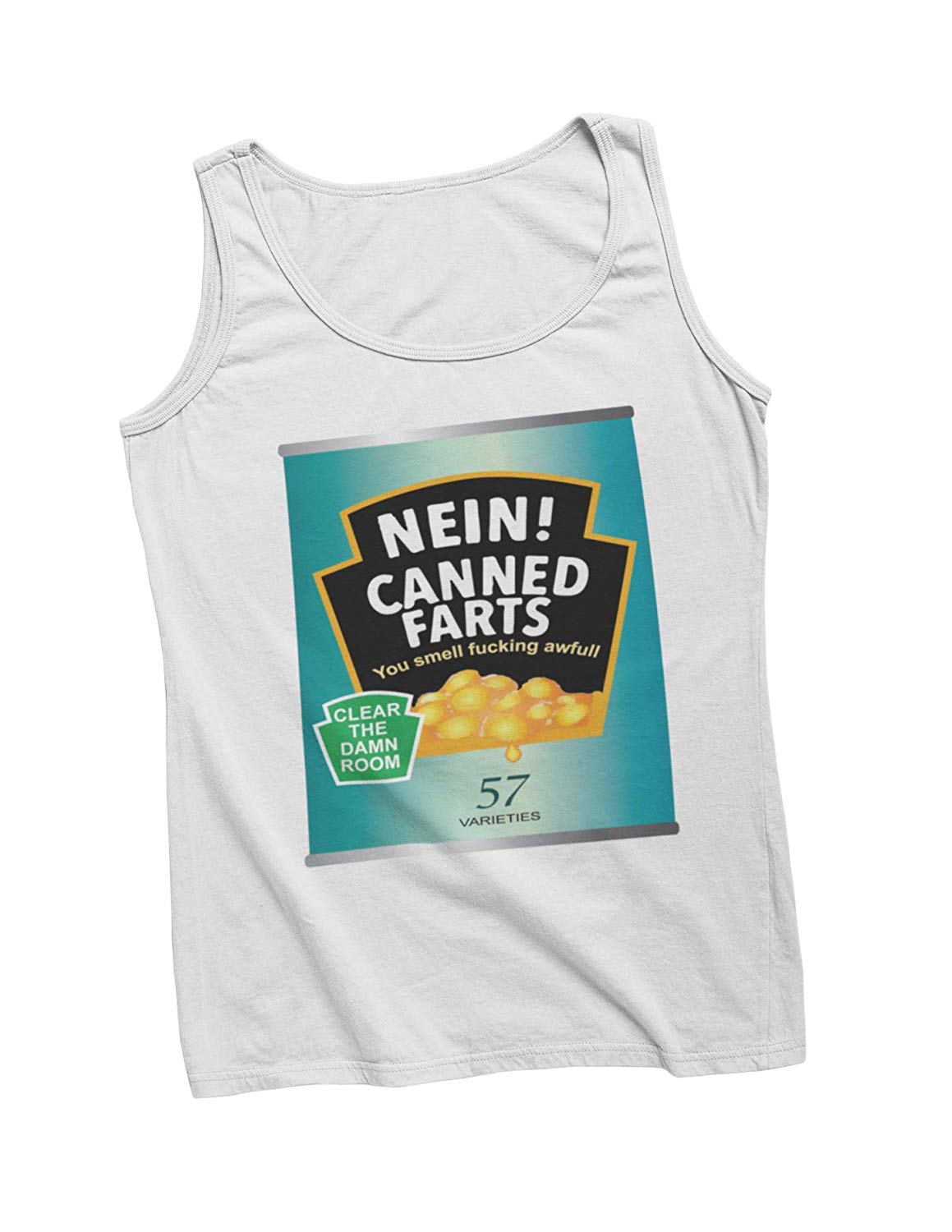 BingoCity Nein Canned Farts Novelty Funny Tshirt Tanktop B07RB9CD9X 6 Nein canned farts vest white