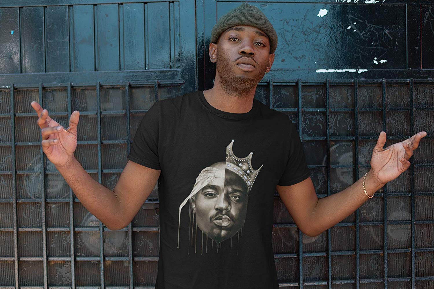 Just 1099 2Pac and Notorious Big Biggie Hip Hop Fan Rap Music Gift Idea T Shirt Suitable for Men Women Unisex Sizes S B07FQTRNDZ 4 2Pac and Biggie T Shirt