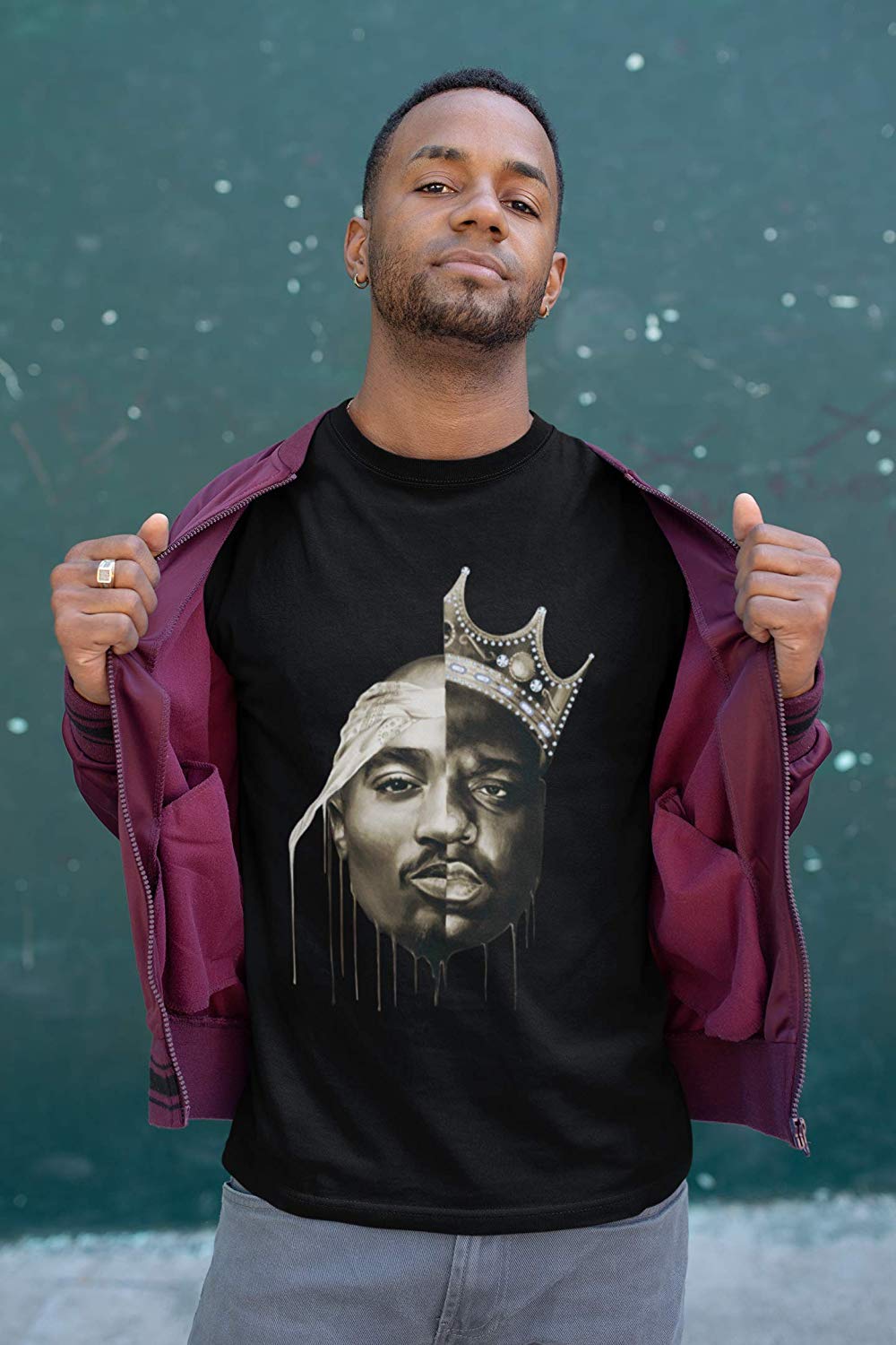 Just 1099 2Pac and Notorious Big Biggie Hip Hop Fan Rap Music Gift Idea T Shirt Suitable for Men Women Unisex Sizes S B07FQTRNDZ 5 2Pac - notorius BIG hip hop tshirt